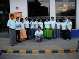 Integrantes del Equipo de la COOPAC en Quillabamba