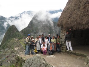 En Machu Picchu