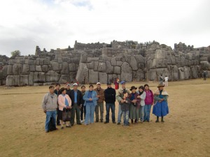 En Sacsayhuamán, Cusco