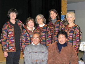 Juan Licas y José Luis con miembros de Artisans du Monde